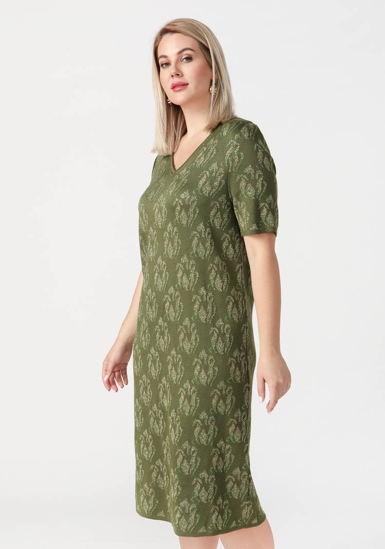 Платье с V-образным вырезом шир.  750, рис. 6