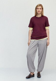 Брюки хлопковые с утягивающим фиксатором