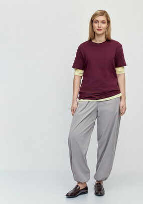 Брюки хлопковые с утягивающим фиксатором