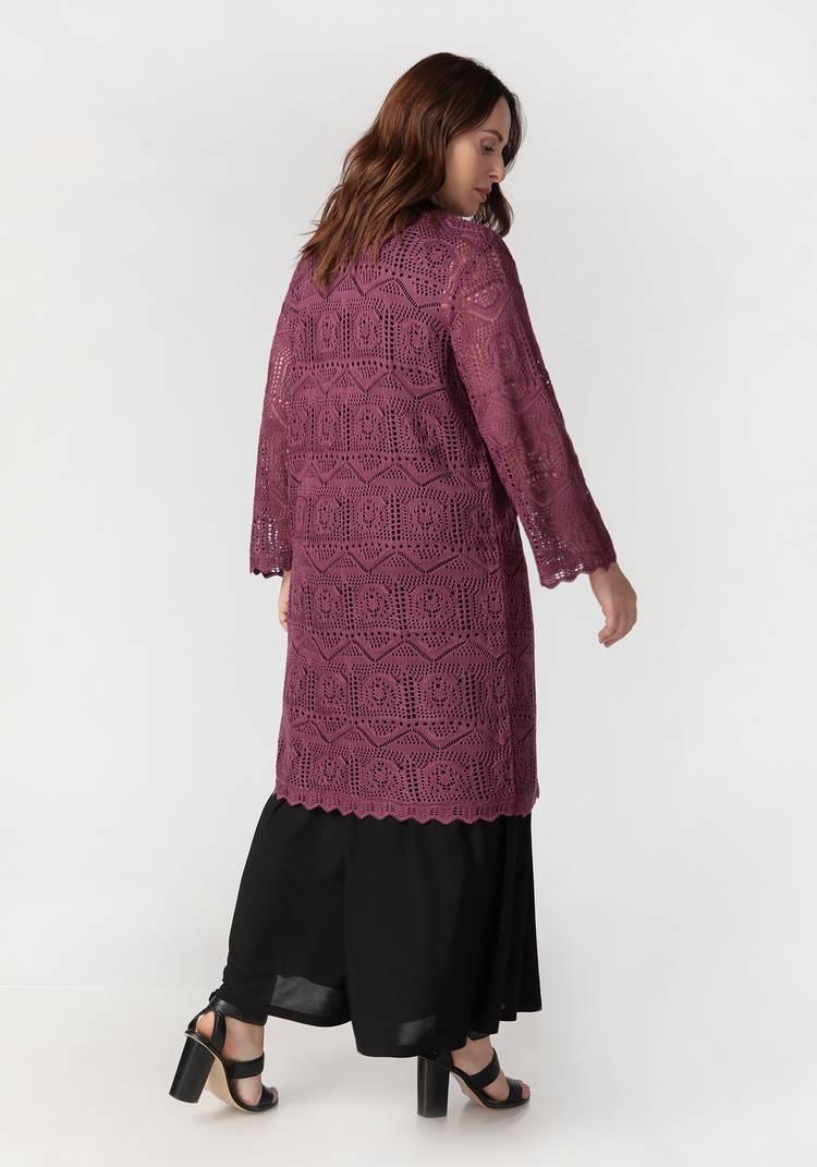 Кардиган Ажурное мгновение шир.  750, рис. 7