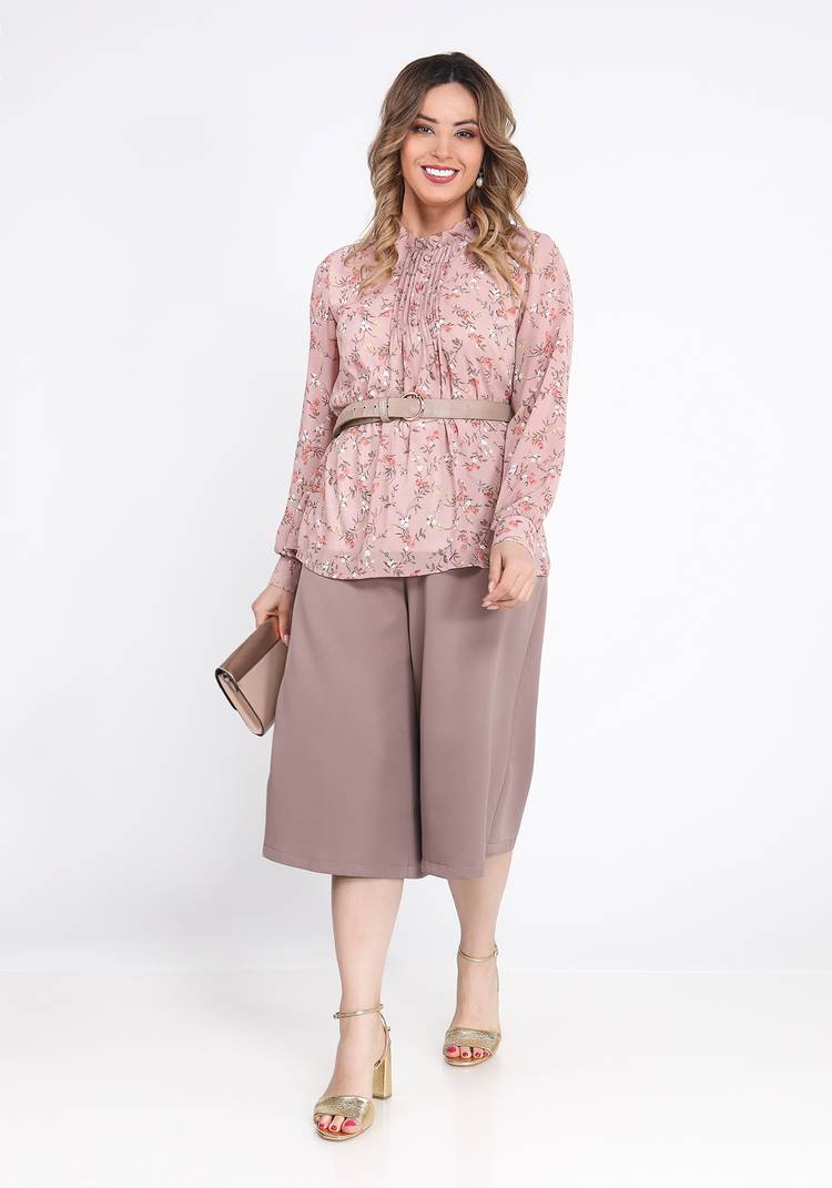 Блуза шифоновая Бриджит шир.  750, рис. 3