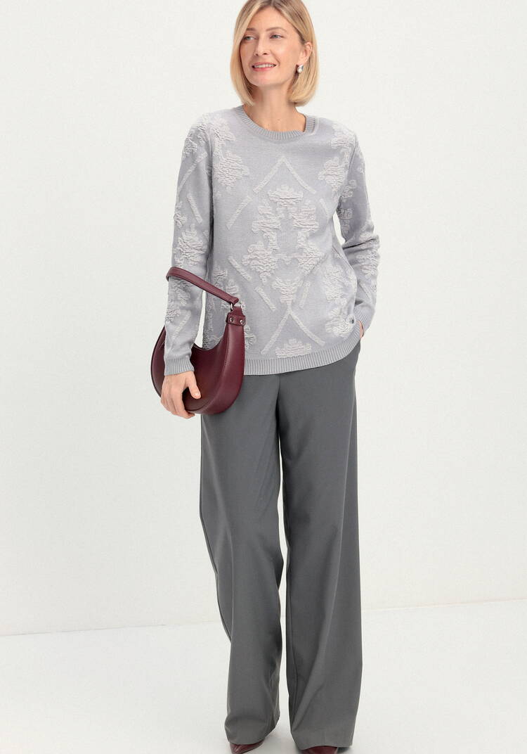 Джемпер с геральдическим орнаментом шир.  750, рис. 14