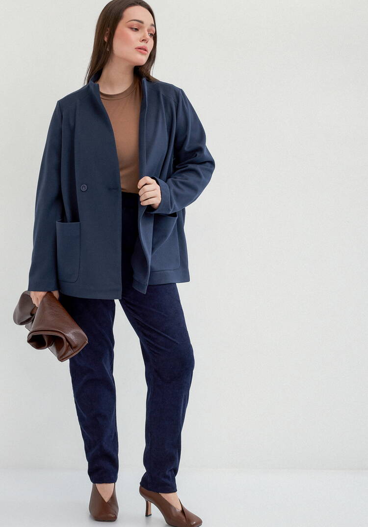 Пальто укороченное шир.  750, рис. 8