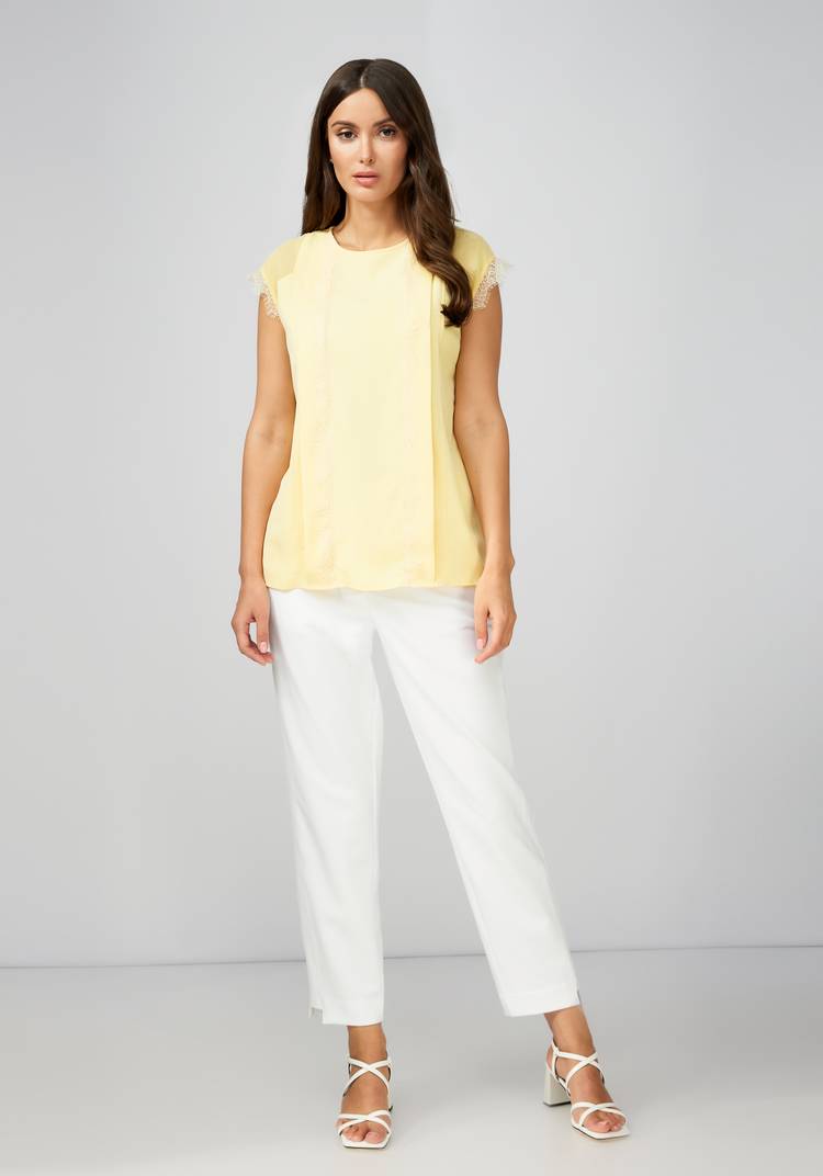 Топ с вставками кружева шир.  750, рис. 6