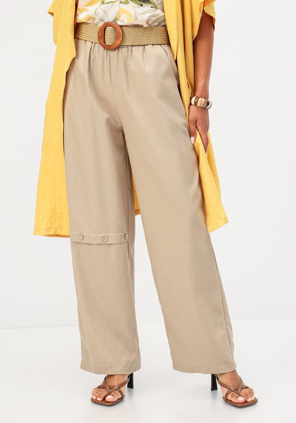 Брюки с декоративной планкой шир.  580, рис. 24