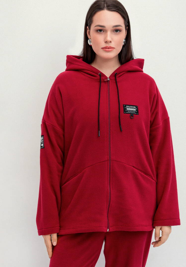 Толстовка из флиса с нашивкой на груди шир.  750, рис. 22