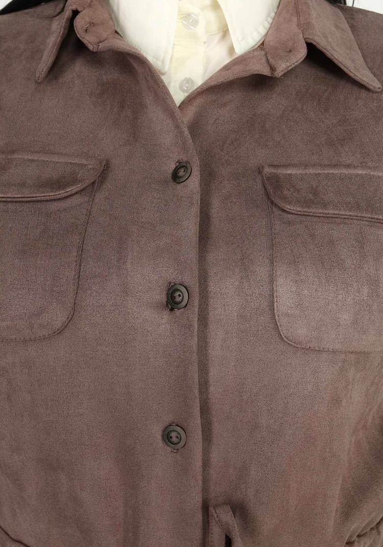 Рубашка из эко-замши шир.  750, рис. 5