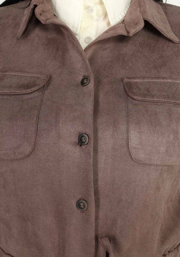 Рубашка из эко-замши шир.  580, рис. 5