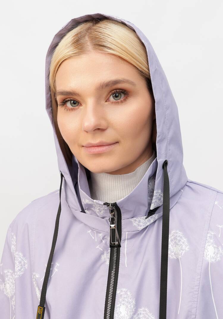 Ветровка с капюшоном на молнии и принтом шир.  750, рис. 5