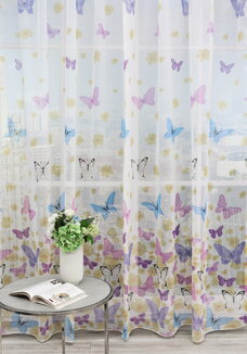 Тюль Танец бабочек