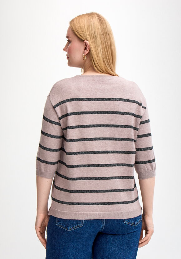 Блуза в полоску с принтом шир.  580, рис. 33