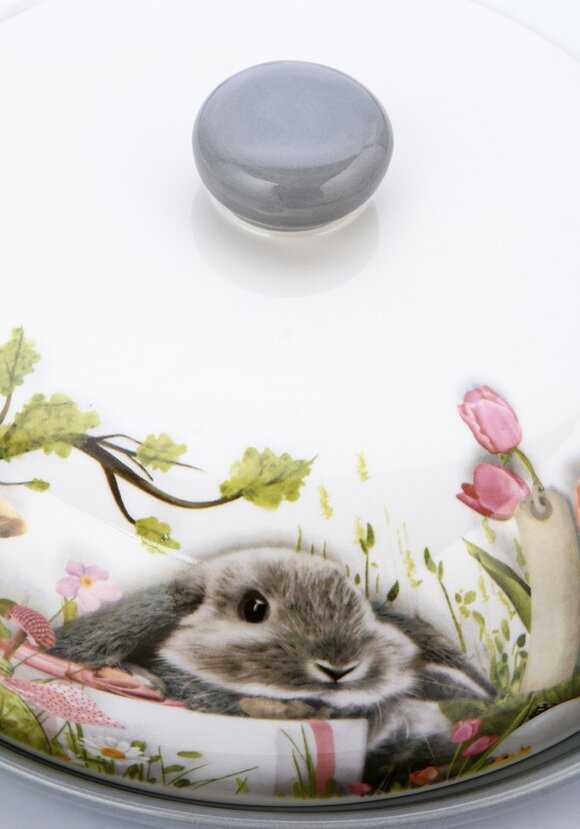 Блюдо сервировочное с крышкой шир.  580, рис. 18