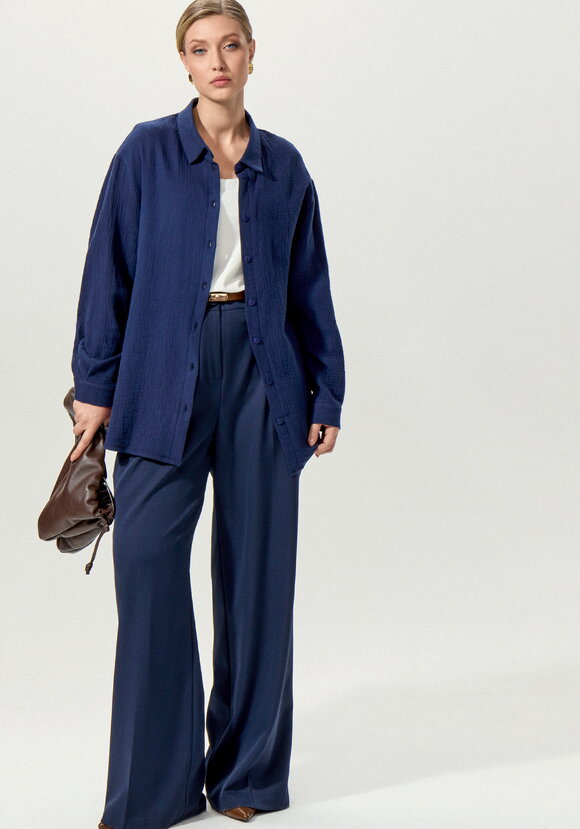 Рубашка муслиновая свободного кроя шир.  580, рис. 39