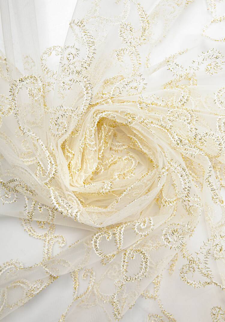 Тюль с блеском Княжна шир.  750, рис. 7