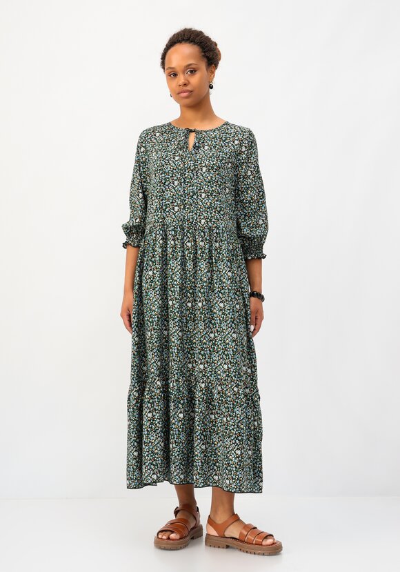 Платье с ярусами из штапеля шир.  580, рис. 12