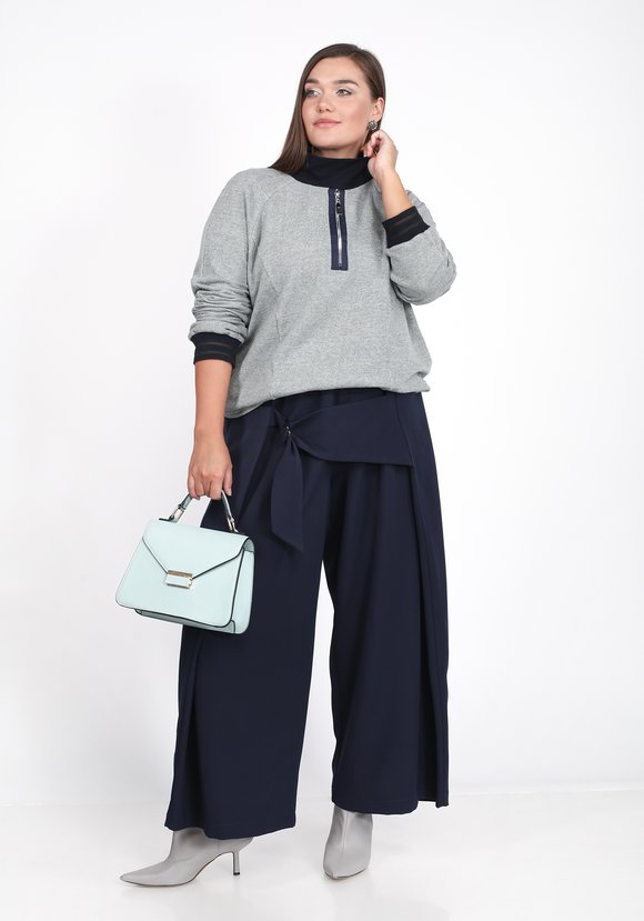 Свитшот с декоративной молнией шир.  580, рис. 3