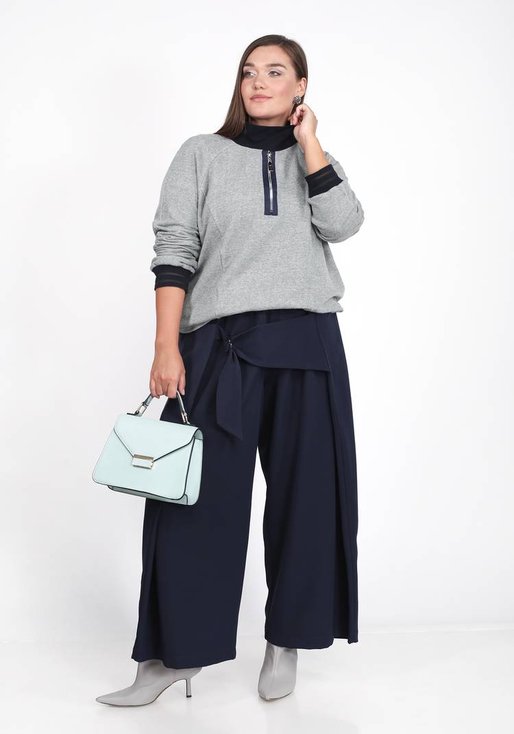 Свитшот с декоративной молнией шир.  750, рис. 3