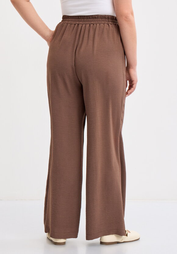 Брюки широкие на резинке по талии шир.  580, рис. 27