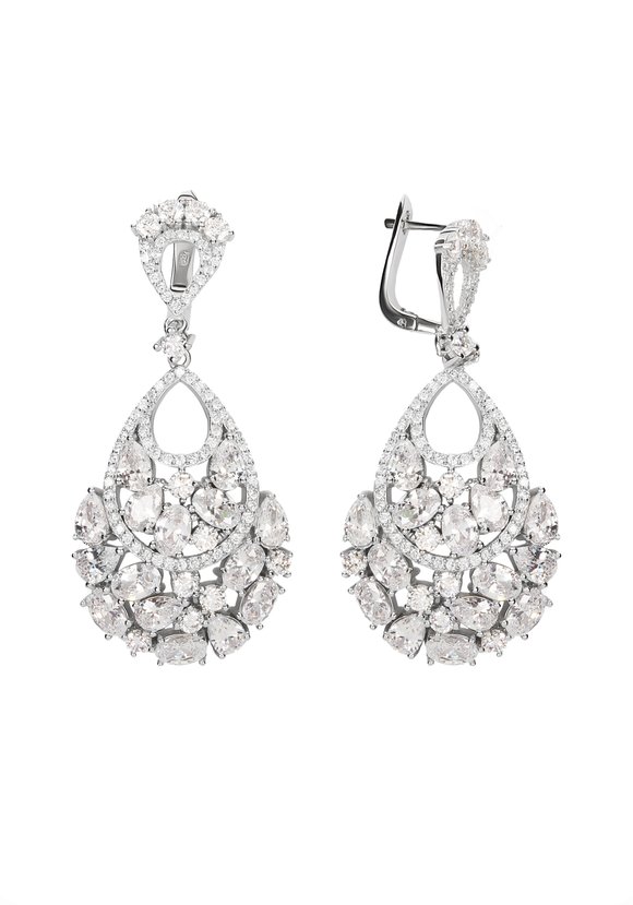 Серебряные серьгиВальс шир.  580, рис. 2