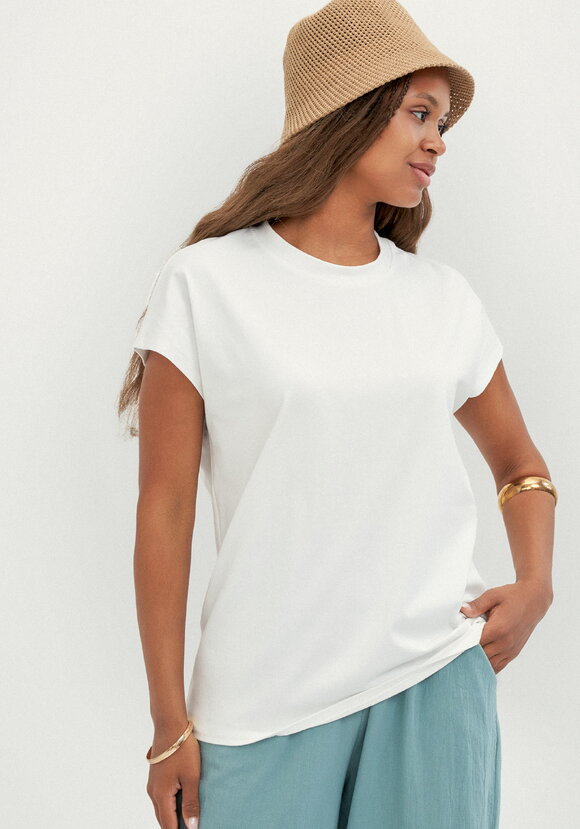 Футболка базовая со спущенным плечом шир.  580, рис. 9