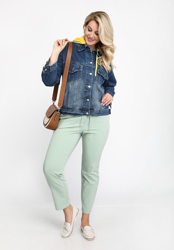 Куртка Яркий принт шир.  580, рис. 11