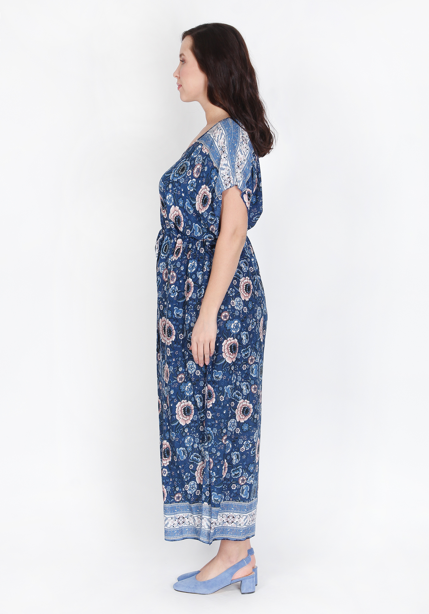 Платье «Ласковый бриз» Rossini, размер 56, цвет синий - фото 3