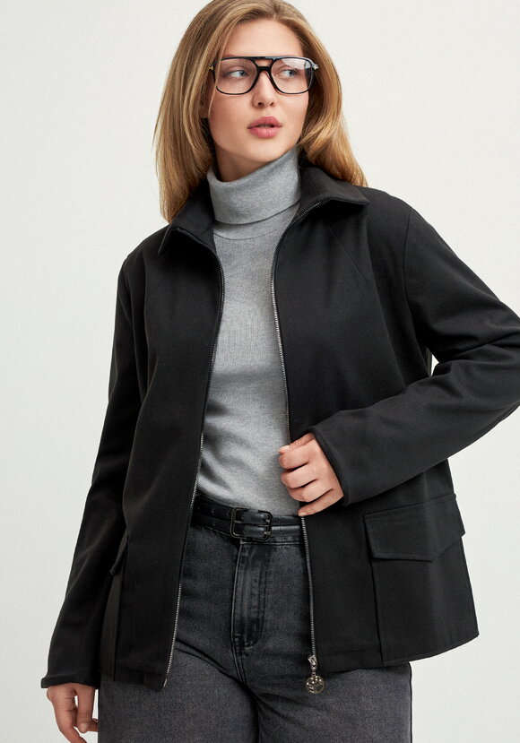 Жакет прямого силуэта на молнии шир.  580, рис. 16