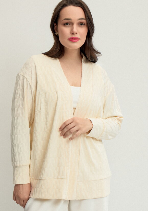 Кардиган с фактурным рисунком шир.  580, рис. 11