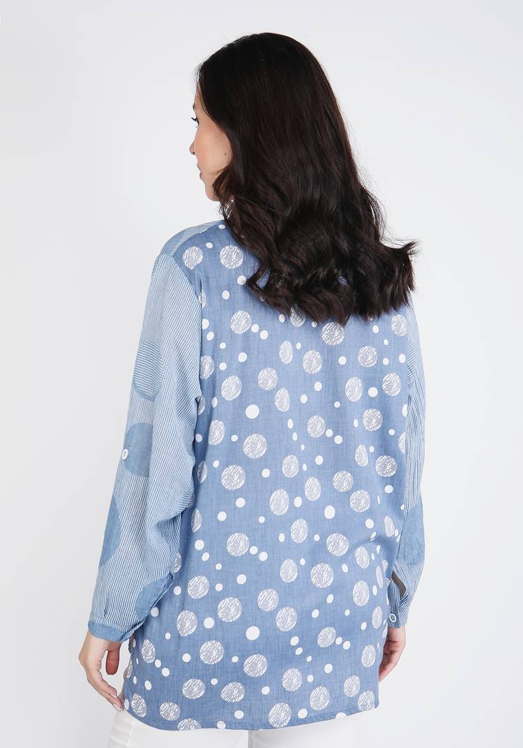 Блуза Таинственный образ шир.  750, рис. 6