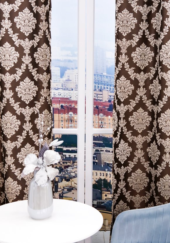 Портьеры с жаккардовым рисунком Верона шир.  580, рис. 14