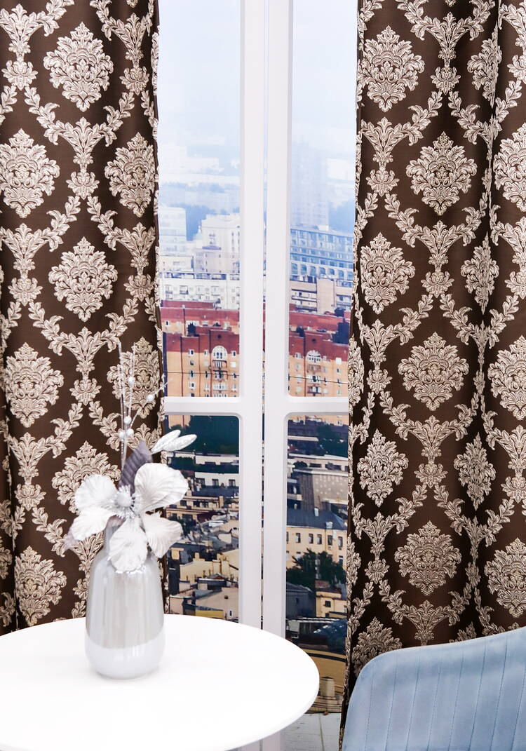 Портьеры с жаккардовым рисунком Верона шир.  750, рис. 14