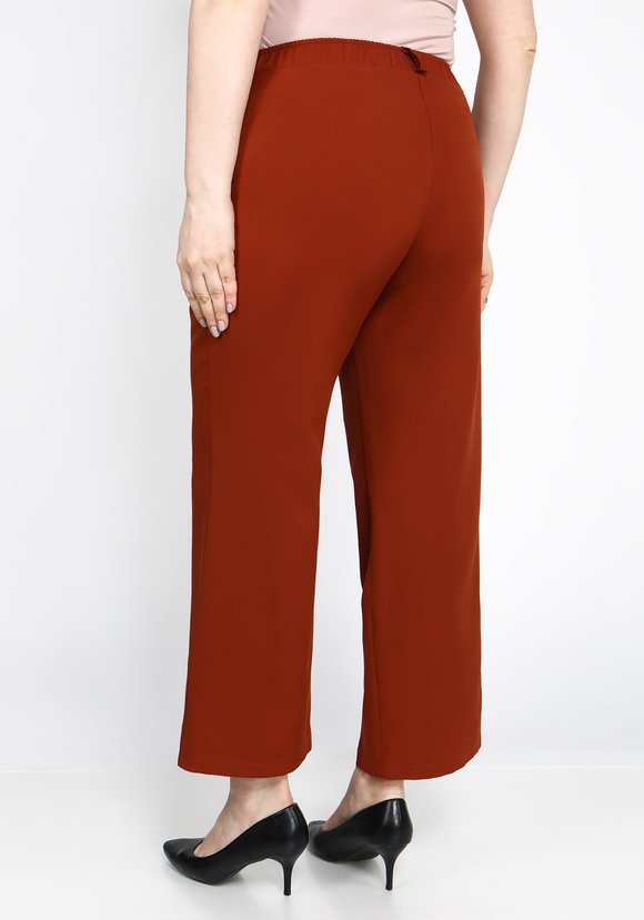 Брюки широкие на резинке с защипами шир.  580, рис. 2