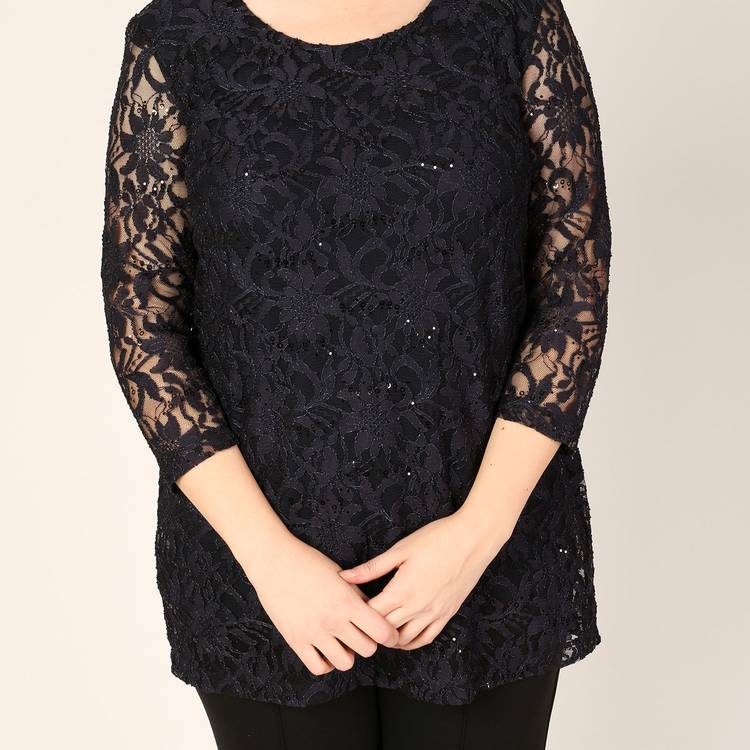 Туника из ажурной ткани шир.  750, рис. 35