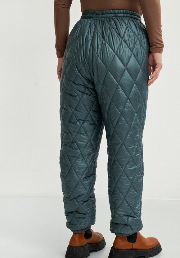 Брюки стеганые, утеплённые Элина шир.  580, рис. 9