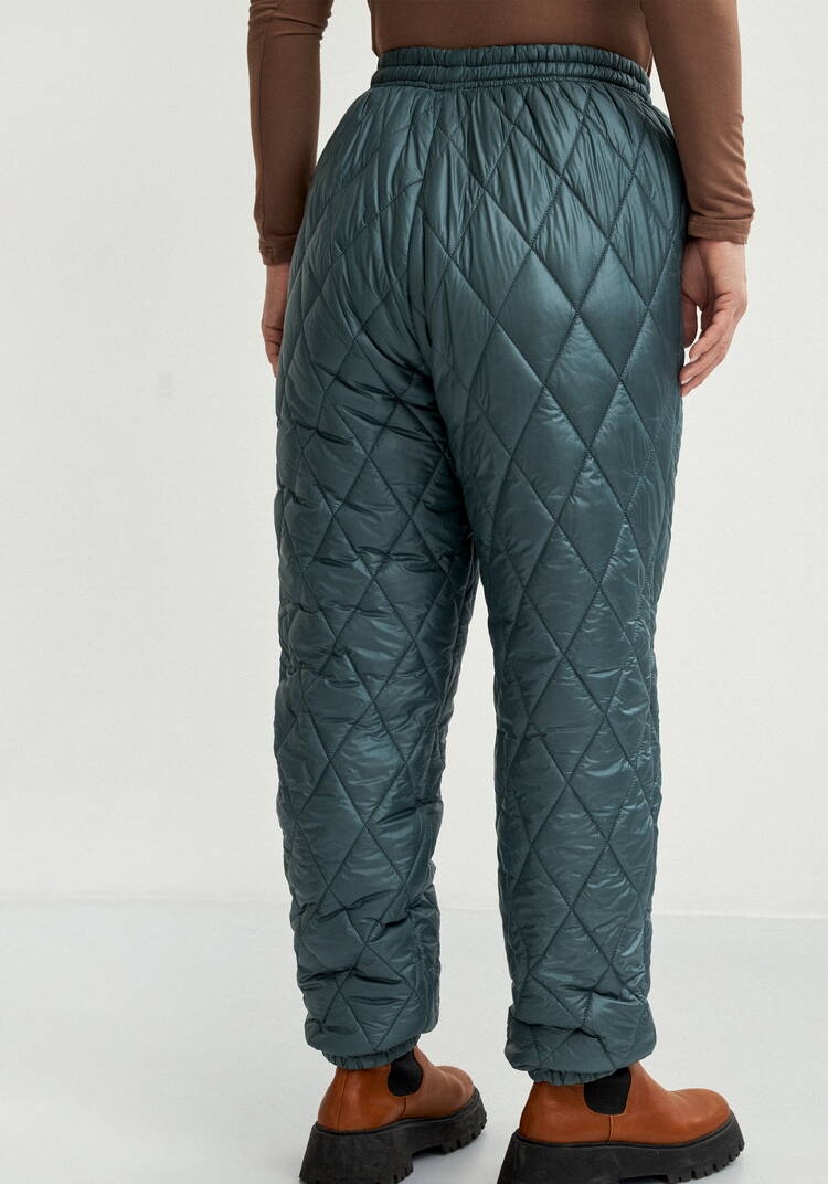 Брюки стеганые, утеплённые Элина шир.  750, рис. 9