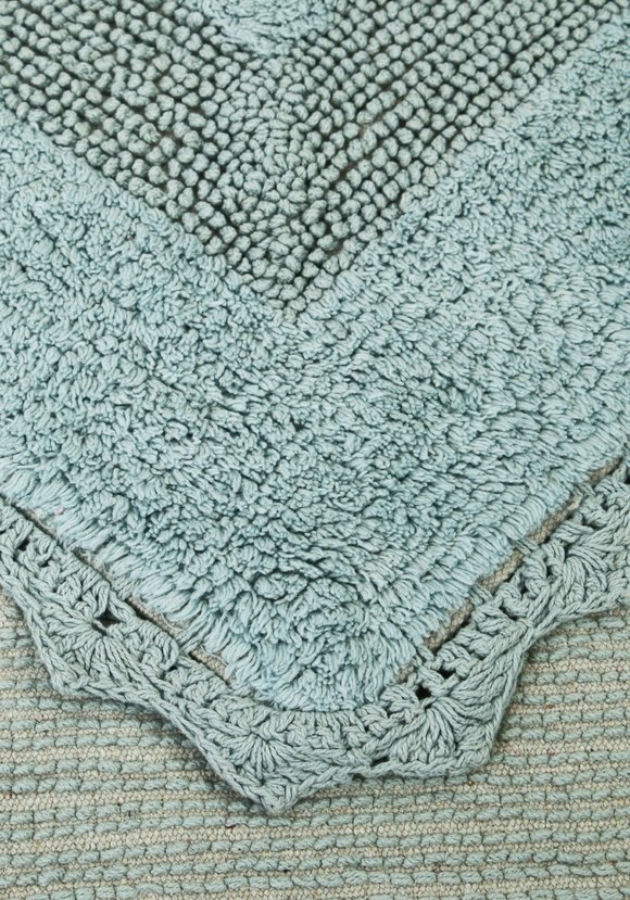 Коврик для ванной с кружевом шир.  580, рис. 4