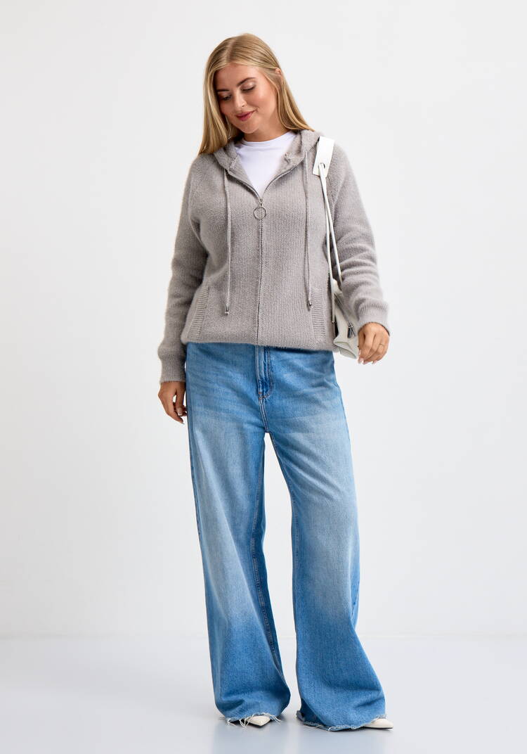 Кардиган на молнии с капюшоном Амели шир.  750, рис. 15