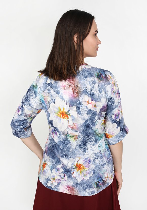 Туника Цветочный свет шир.  580, рис. 10