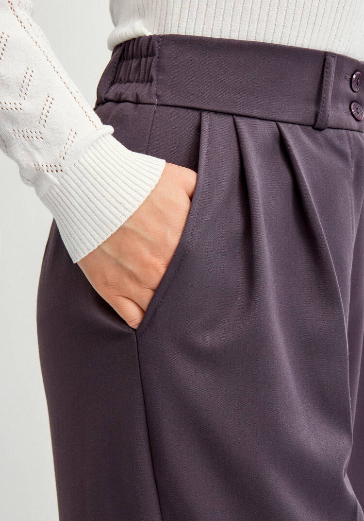 Брюки классические с защипами шир.  750, рис. 5