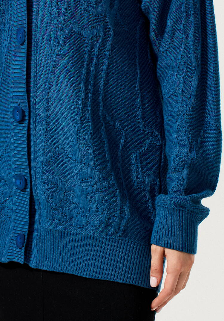 Кардиган удлиненный с абстрактным рисунком шир.  750, рис. 22