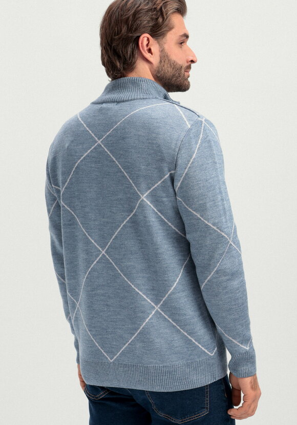 Кардиган на молнии с высокой горловиной шир.  580, рис. 12