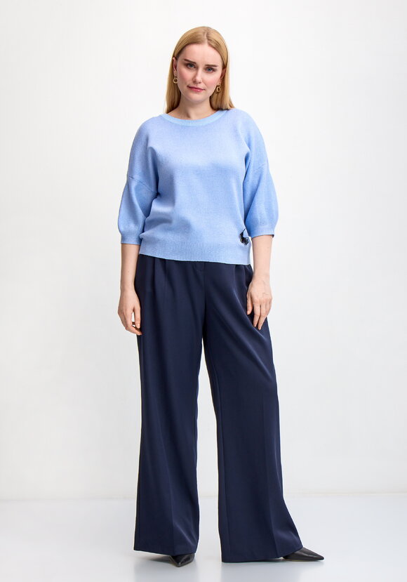 Джемпер с декором и рукавом 3/4 шир.  580, рис. 32