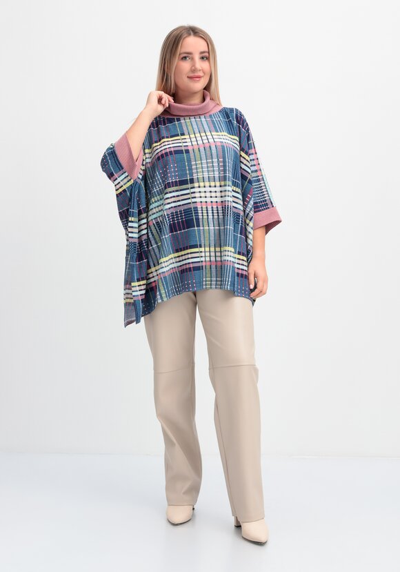 Пончо Сиенна шир.  580, рис. 8