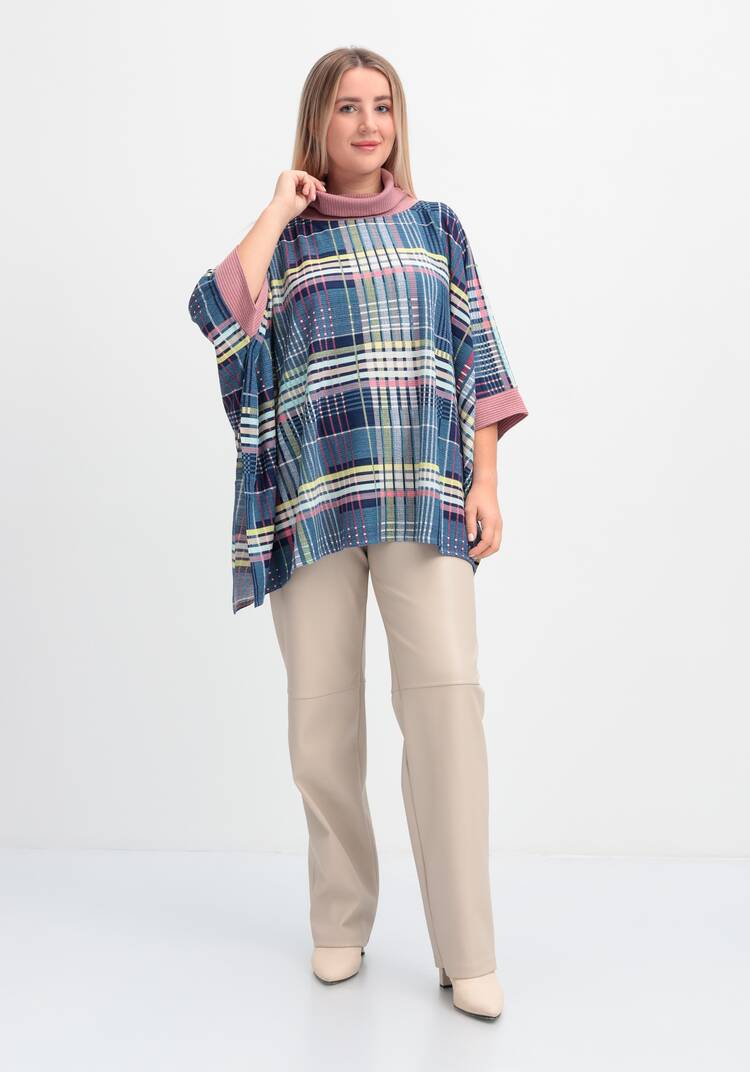 Пончо Сиенна шир.  750, рис. 8