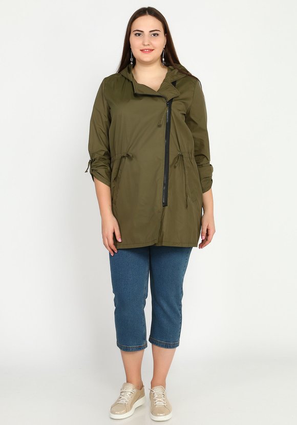 Парка женская удлиненная шир.  580, рис. 1