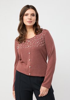 Джемпер с жемчугом