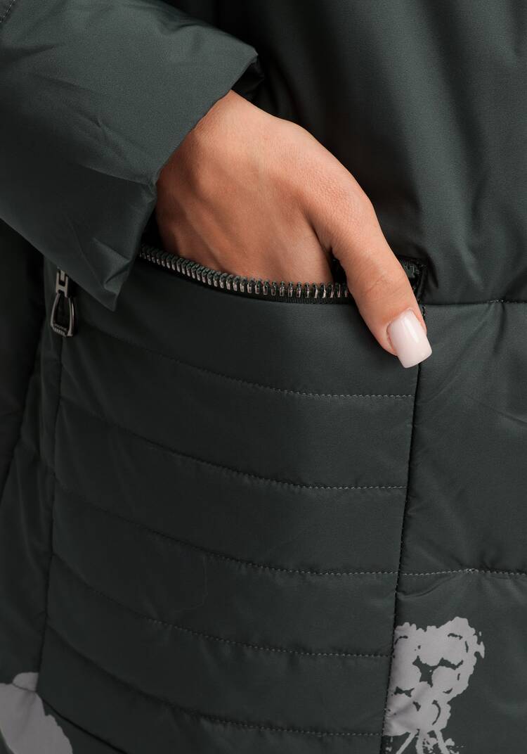 Куртка удлиненная до колен Марлен шир.  750, рис. 6