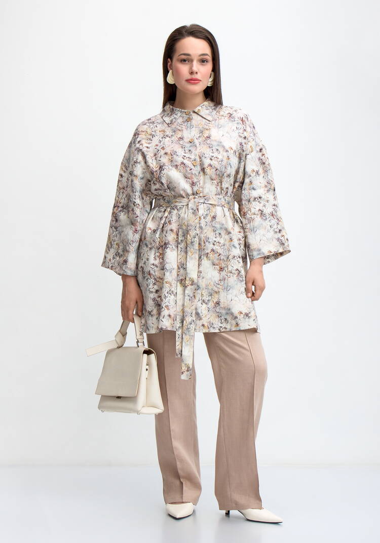 Рубашка удлиненная Женевьева шир.  750, рис. 8