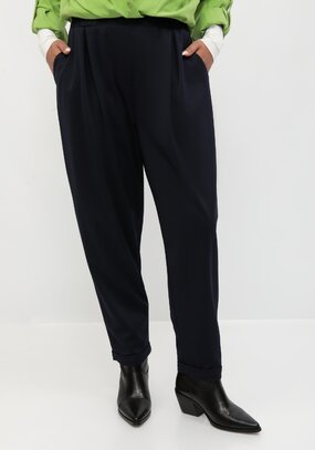 Брюки-бананы с комфортным поясом