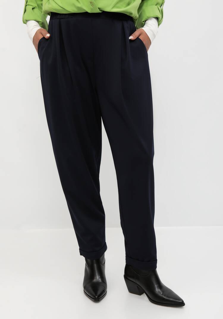 Брюки-бананы с комфортным поясом шир.  750, рис. 7